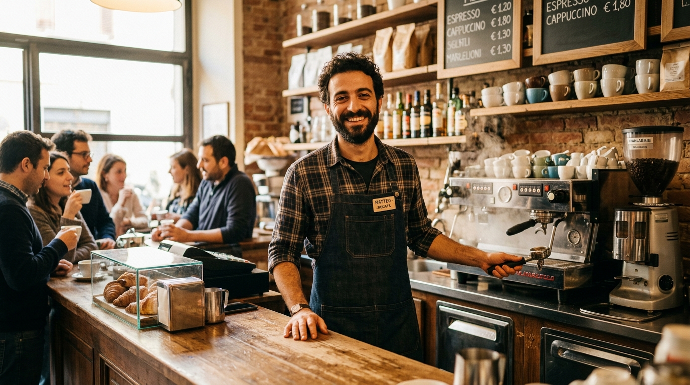 Locale commerciale con musica di sottofondo professionale