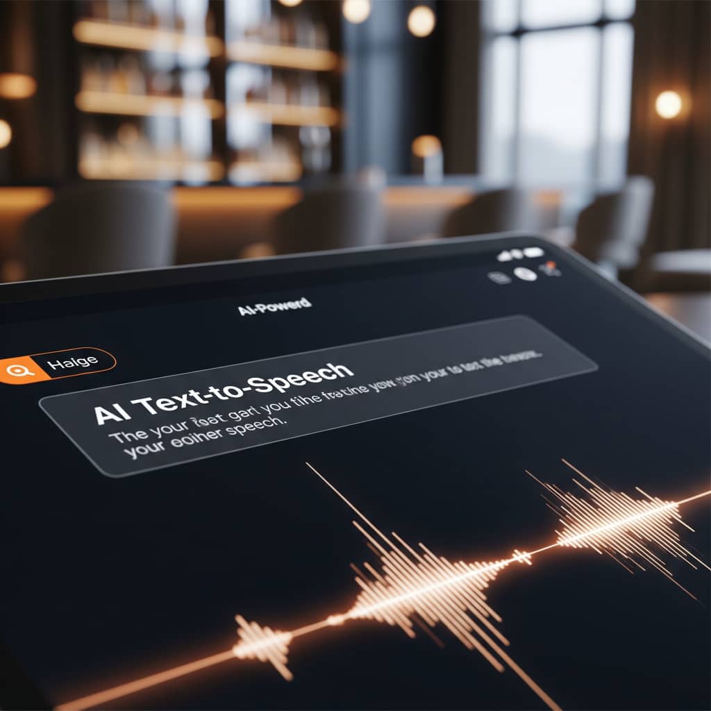 Creazione di un annuncio vocale con AI per un hotel