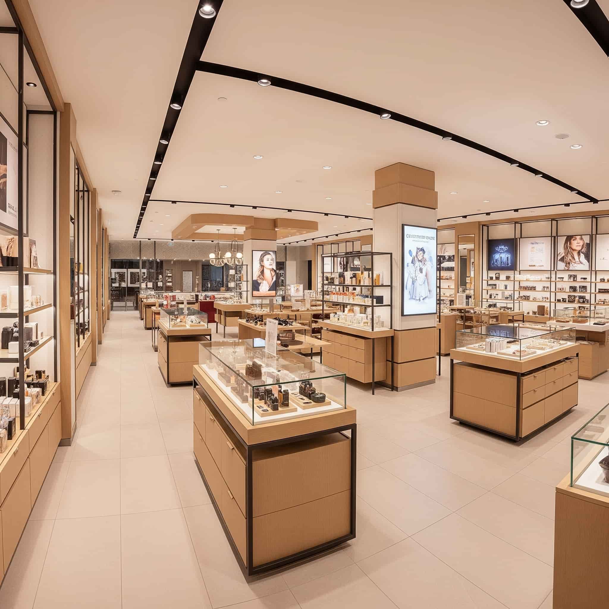 Ambiente di un negozio moderno e accogliente con radio in store