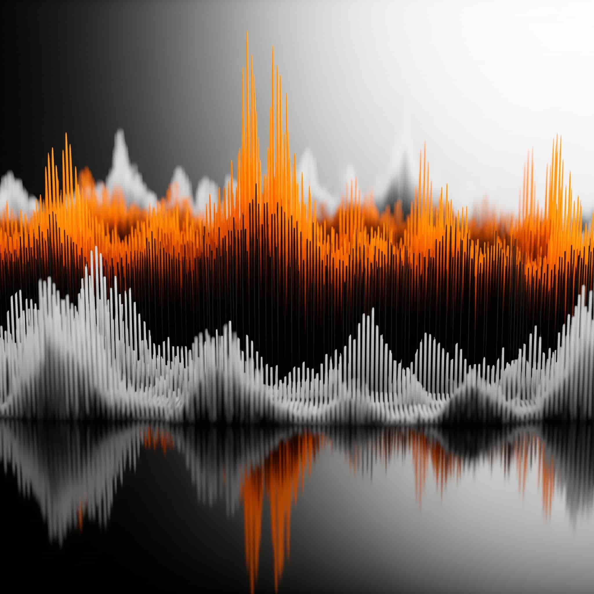 Illustrazione concettuale del cervello umano che reagisce alle onde sonore del marketing sonoro